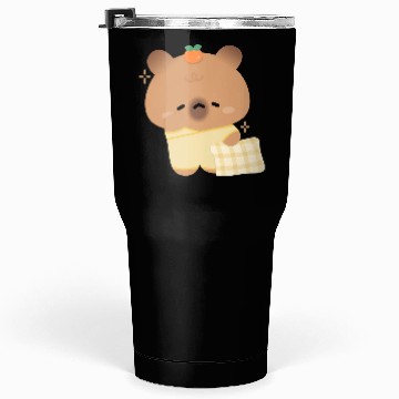 Discover Sleepy Capybara Tumblers 30 Oz