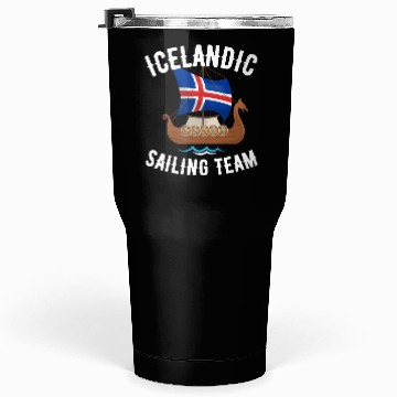 Discover Icelandic Sailing Team Funny Viking Tumblers 30 Oz
