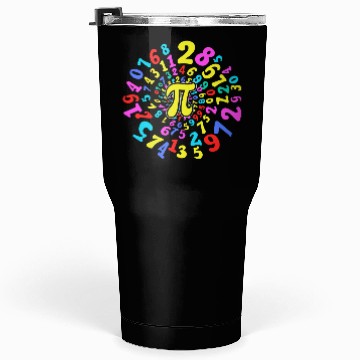 Discover Happy Pi Day Swirling Numbers Math Fun Tumblers 30 Oz