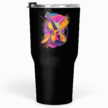 Discover Violin Cartoon Style Tumblers 30 Oz