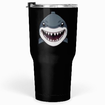 Discover Shark Anime faces Tumblers 30 Oz