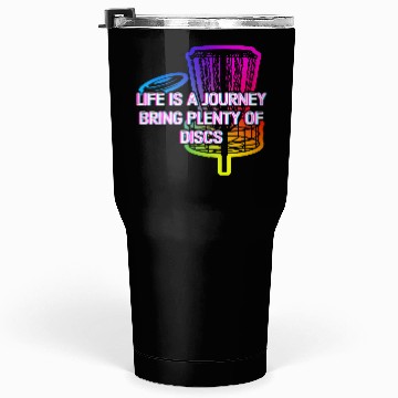 Discover Bring Plenty of Discs Positive Quotes Disc Golf Tumblers 30 Oz