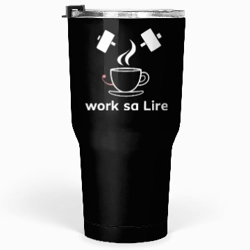 Discover Running on Coffee and Chaos - Funny Caffeine Lover Tumblers 30 Oz