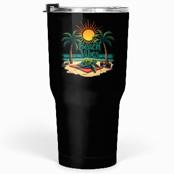Discover Beach Vibes Turtle Tumblers 30 Oz