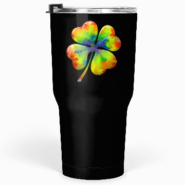 Discover Tie Dye Shamrock Lucky Four Leaf Clover St Patrick Tumblers 30 Oz