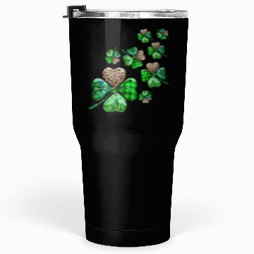 Discover St. Patrick's Day Shamrock Irish Leopard Tumblers 30 Oz