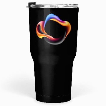 Discover Abstract colorful design with fluid shapes Tumblers 30 Oz