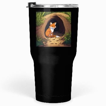 Discover Fox haven nature's embrace. Tumblers 30 Oz