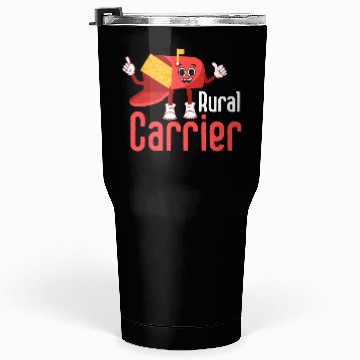 Discover Rural Carrier Mailman Postal Worker Tumblers 30 Oz