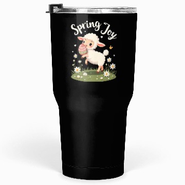 Discover Playful Easter Lamb Tumblers 30 Oz – Springtime Joy Desig