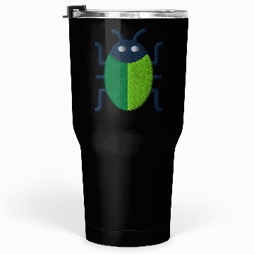 Discover Green bug embroidered Tumblers 30 Oz
