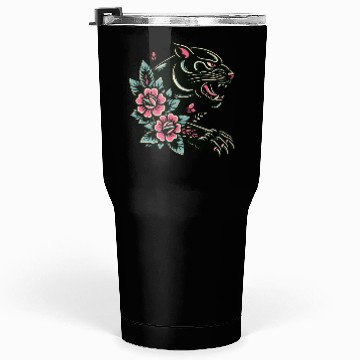 Discover Black Panther Flash Tattoo Tumblers 30 Oz