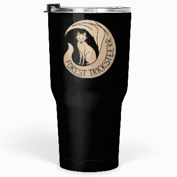 Discover Forest Tricksteerr Fox Nature Emblem Design Tumblers 30 Oz