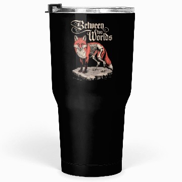 Discover Between Two Worlds Dark Cottagecore Fox Art Tumblers 30 Oz