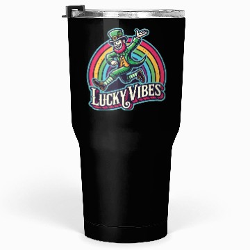 Discover St. Patrick's Day Lucky Vibes Rainbow Tumblers 30 Oz