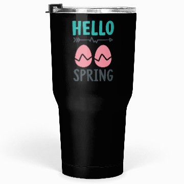 Discover Hello Spring - Spring Design with Easter Eggs Tumblers 30 Oz