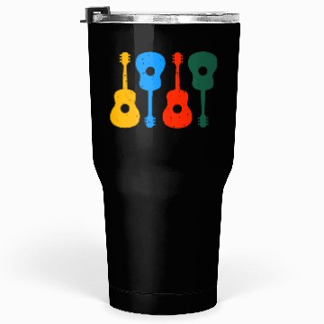 Discover Guitars acoustic retro vintage Tumblers 30 Oz