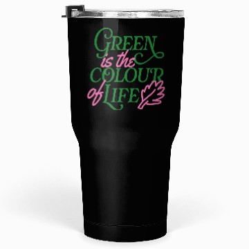 Discover Vibrant Green Life Affirmation Tumblers 30 Oz