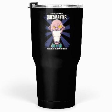 Discover Quizmaster Funny Cartoon College Tumblers 30 Oz