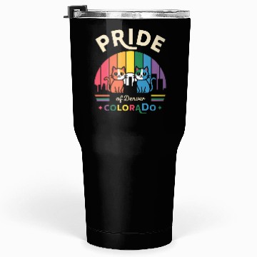 Discover Pride of Dallas City Texas USA Rainbow Flag Tumblers 30 Oz