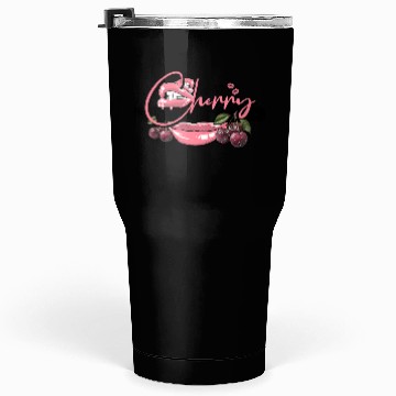 Discover TWISTED CHERRY - Lips Logo (light pink/black) Tumblers 30 Oz