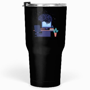 Discover Brain and computer Tumblers 30 Oz