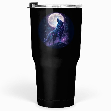 Discover Mystic Blue Wolf Tumblers 30 Oz