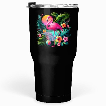 Discover Flamingo Design Tumblers 30 Oz