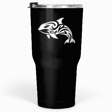 Discover Sleek Elegant Orca T Tattoo Style Tumblers 30 Oz