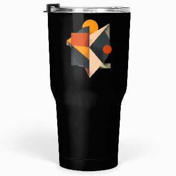 Discover Modern Retro Geometric Composition Tumblers 30 Oz