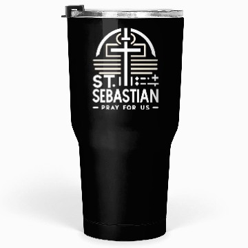 Discover St. Sebastian Pray for Us Catholic Patron Saint Tumblers 30 Oz