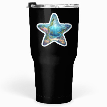 Discover Vibrant Starfish Illustration Tumblers 30 Oz