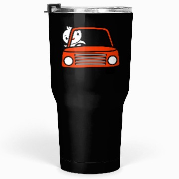 Discover Duck Car Driver Fast Vehicle Greeting Waving Cute Tumblers 30 Oz