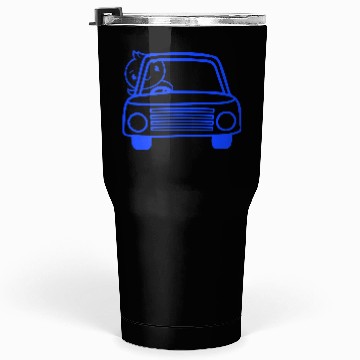 Discover Duck Car Driver Fast Vehicle Greeting Waving Cute Tumblers 30 Oz