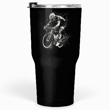 Discover Cycling Guy Drawing Tumblers 30 Oz