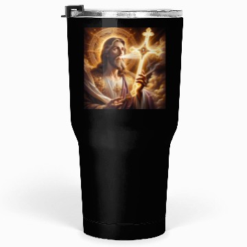 Discover Jesus with Divine Light Tumblers 30 Oz