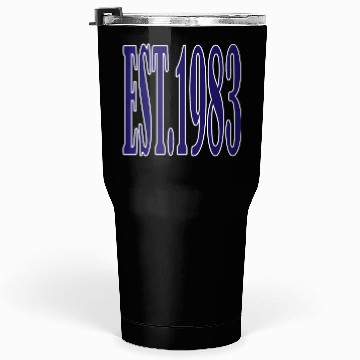 Discover EST. 1983 Blue & White Vintage Tumblers 30 Oz – Born