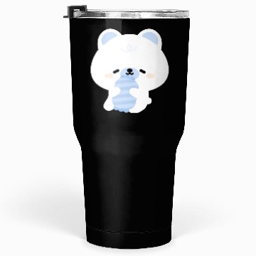 Discover Sleepy Polar Bear Tumblers 30 Oz
