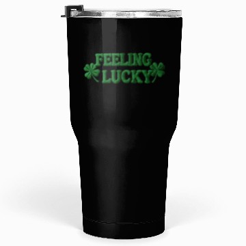 Discover Feeling Lucky Shamrocks Clover Tumblers 30 Oz