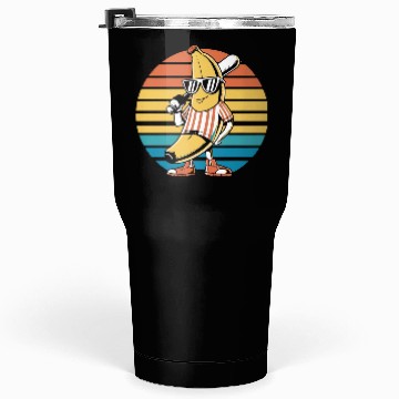 Discover Baseball Banana Tumblers 30 Oz