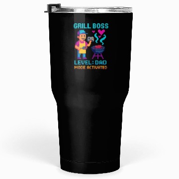 Discover Grill Boss Dad Mode Activated Tumblers 30 Oz