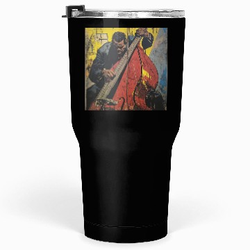 Discover Charles Mingus Double Bass Retro Superhero Comic Tumblers 30 Oz