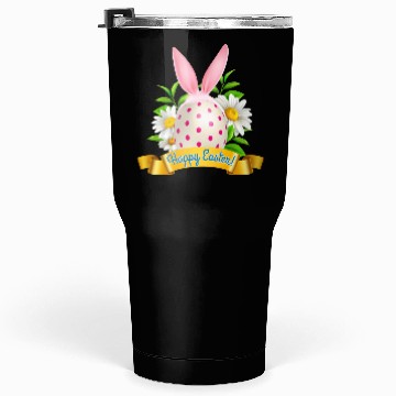 Discover Happy Easter Tumblers 30 Oz with Bunny Ears and Egg