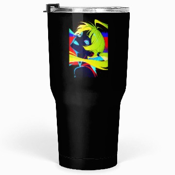 Discover Neon Cyberpunk Anime Aesthetic Tumblers 30 Oz