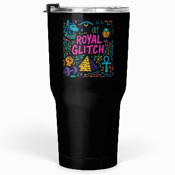 Discover ROYAL GLITCH – Doodle Edition Tumblers 30 Oz