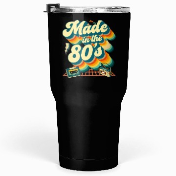 Discover made in the 80s retro groovy Tumblers 30 Oz