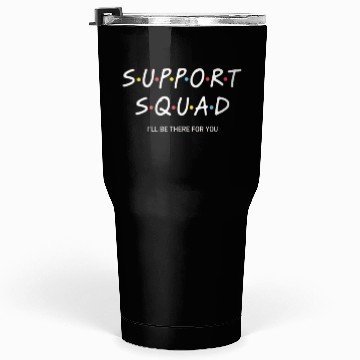Discover Support Squad Neon Typography Design Tumblers 30 Oz