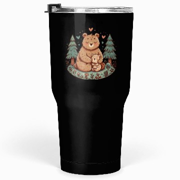 Discover Mama Bear Love – Cute Forest Hug Art Tumblers 30 Oz