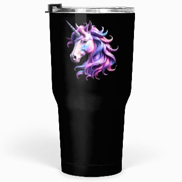 Discover Magical Rainbow Unicorn Illustration Tumblers 30 Oz