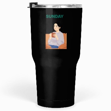 Discover Sunday coffee Tumblers 30 Oz